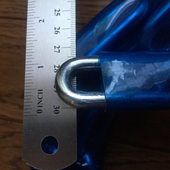 Steel Chain Heavy Duty Security 6 foot Vinyl Covered Rust Weather Resistant 6 ft - Picture 10 of 12